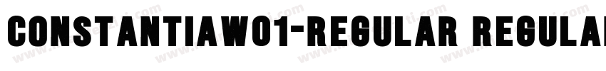 ConstantiaW01-Regular Regular字体转换